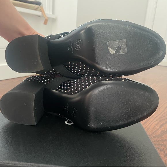 Chanel Rhinestone Ankle Boots - Picture 7 of 9